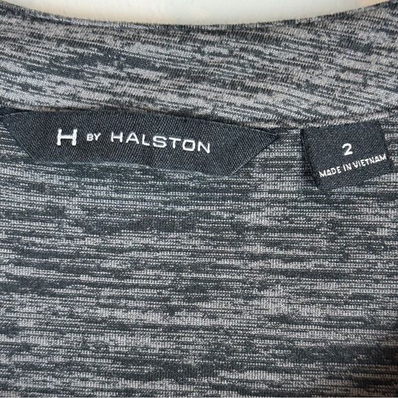 H by Halston Grey Full Zip Athletic Jacket 2 - Picture 3 of 8